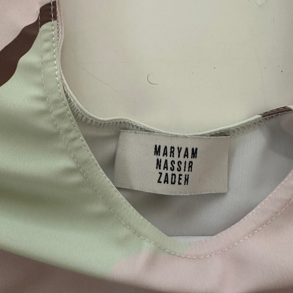 Wave leotard in pistachio - Picture 4 of 5